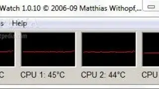 CPUTempWatch screenshot