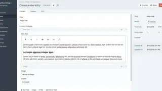 Craft CMS screenshot