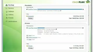 CrashPlan screenshot