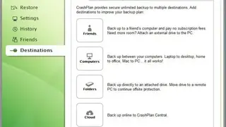 CrashPlan screenshot