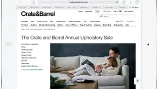 Crate & Barrel screenshot