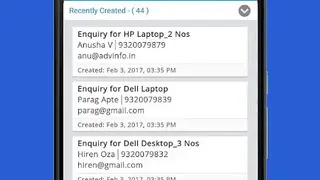 Cratio CRM screenshot
