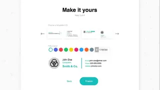 Create A Signature screenshot