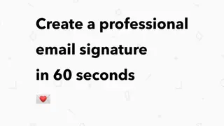 Create A Signature screenshot