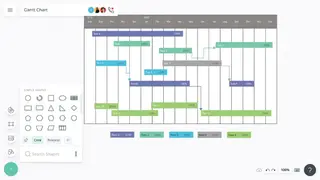 Creately Gantt Chart Maker screenshot