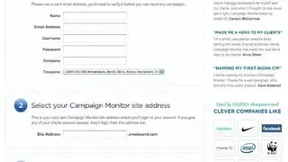 CreateSend screenshot