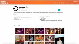 Creative Commons Search screenshot