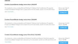 Creative Sound Blaster Audigy Driver screenshot