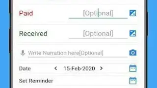 Credit Debit-Ledger Account Book screenshot