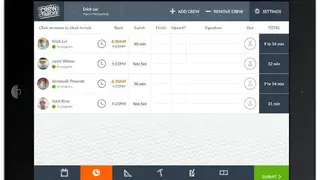CrewTracks screenshot