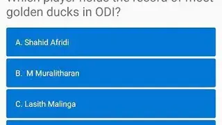 Cricket Quiz screenshot
