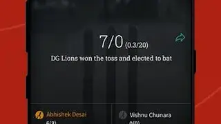 Cricket Scoring App screenshot