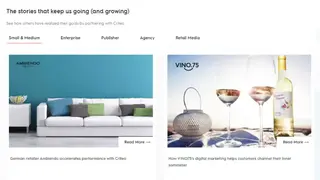 Criteo Marketing Solutions screenshot