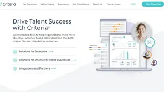 Criteria screenshot