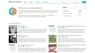 CritiqueBrainz screenshot