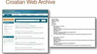 Croatian Web Archive screenshot