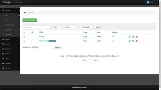 Croogo screenshot
