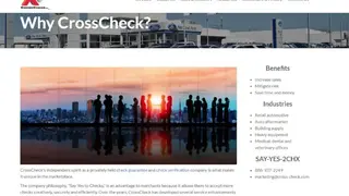 CrossCheck, Inc screenshot