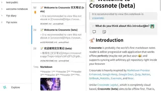 Crossnote screenshot