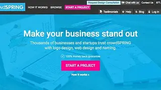 crowdSPRING screenshot