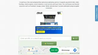 CroxyProxy Web Proxy screenshot