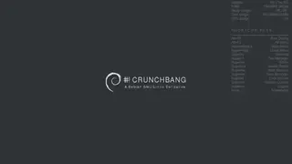 CrunchBang Linux screenshot