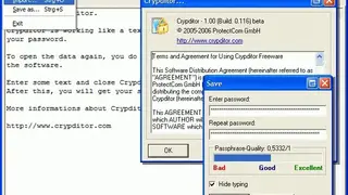 Crypditor screenshot