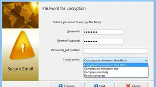 Cryptainer LE screenshot