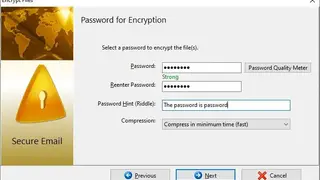 Cryptainer LE screenshot