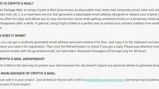 Cryptog Mail screenshot