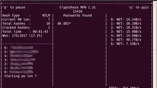 Cryptohaze screenshot