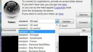 Cryptostorm VPN screenshot