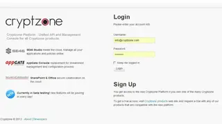 Cryptzone screenshot