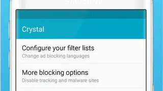Crystal Adblock screenshot