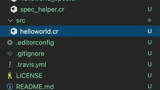 Crystal (programming language) screenshot