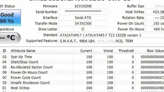 CrystalDiskInfo screenshot