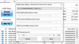 CrystalDiskInfo screenshot