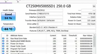 CrystalDiskInfo screenshot