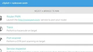 cSploit screenshot