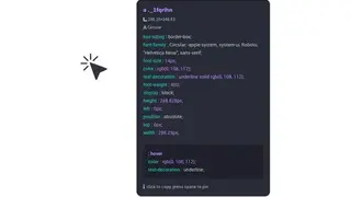 CSS Inspector screenshot