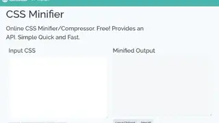 CSS Minifier screenshot
