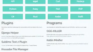 CSS Minifier screenshot