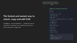 CSS Scan screenshot