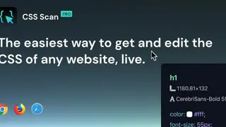 CSS Scan Pro screenshot