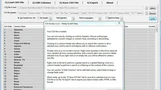 CSV Buddy screenshot