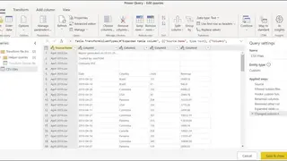 CSV Query screenshot