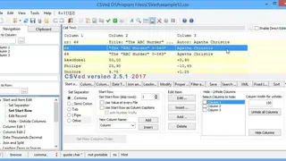 CSVed screenshot