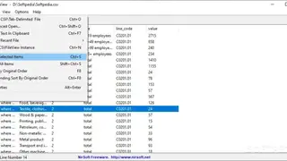 CSVFileView screenshot