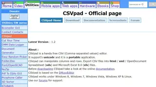 CSVpad screenshot