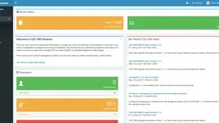 CSZ CMS screenshot